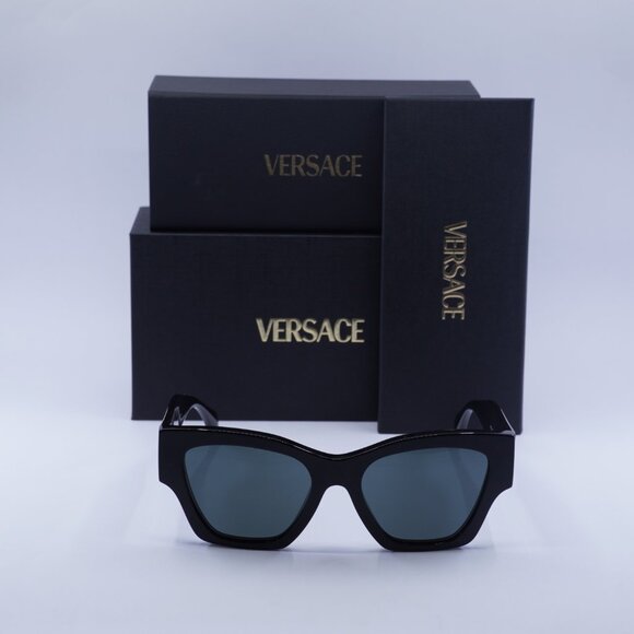 Versace VE4492U GB1/87 Square Sunglasses – Black/Dark Grey - Picture 2 of 8